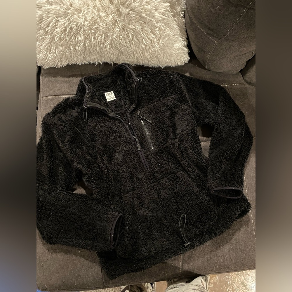 Victorias Secret Pink Womens Fuzzy Soft Jacket